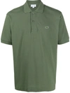 Lacoste Embroidered Logo Polo Shirt In Green