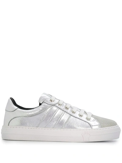 Moncler Ladies Ariel Scarpa Low-top Sneakers, Brand Size 36 (us Size 6) In Silver