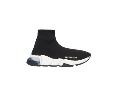 Pre-owned Balenciaga Speed Trainer Clearsole (women's) In Black