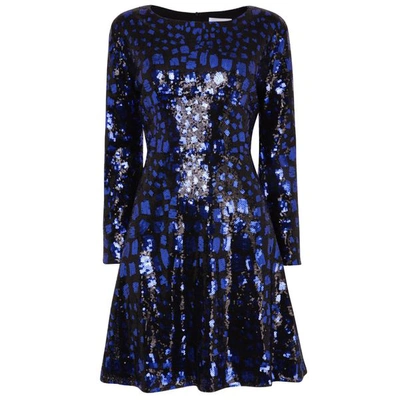 Antik Batik Bagoo Gathered Sequined Tulle Midi Dress In Blue