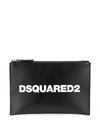 Dsquared2 Clutch Bag In Black