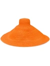 Jacquemus Le Grand Chapeau Valensole Raffia Hat In Orange