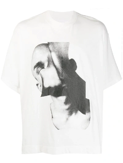 Julius T-shirt Mit Grafischem Print In White
