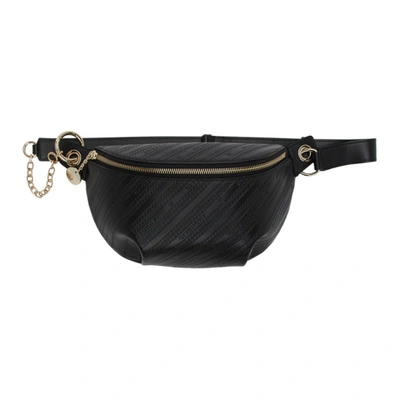 Givenchy Black Chain Embossed Bond Belt Bag In 001 Black