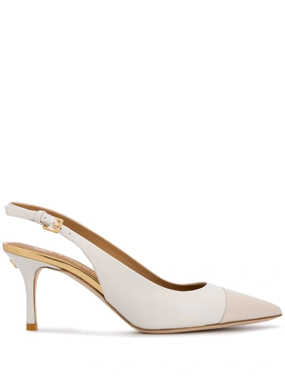 Tory Burch Penelope Pumps In White Leather