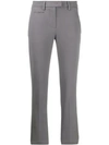 Dondup Slim-fit Classic Trousers In Grey