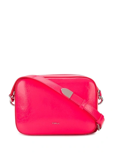 Furla Block Mini Cross-body Bag In Pink