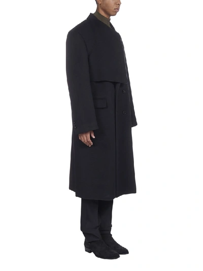 Dior Homme Duster Coat In Black