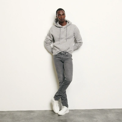 Sandro Washed Slim Fit Jeans In Gray In Grey