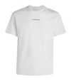 Sandro Solid Regular-fit Organic Cotton-jersey T-shirt In White