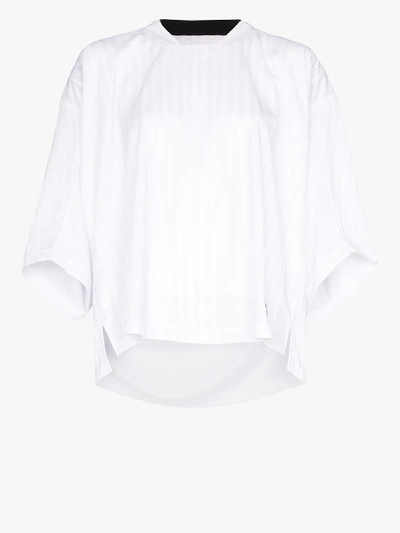 Martine Rose Cutout Football T-shirt In White