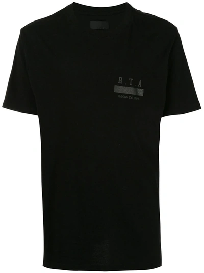Rta Stars Print T-shirt In Black