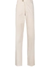 Canali Slim-fit Chinos In Neutrals