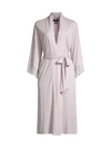 Natori Luxe Shangri-la Robe In Silver Pearl