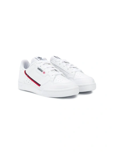 Adidas Originals Kids' Side Stripe Trainers In White