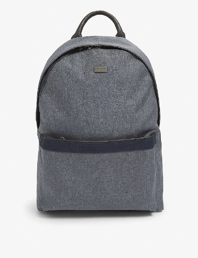 Ted Baker Setgo Backpack In Grey-marl