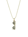 Sydney Evan Women's 14k Yellow Gold & Diamond Heart Sunglasses Charm Necklace