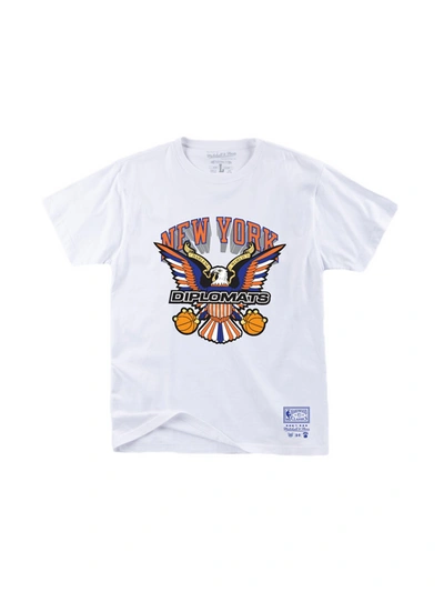 Pre-owned Mitchell & Ness  X The Diplomats X New York Knicks T-shirt White