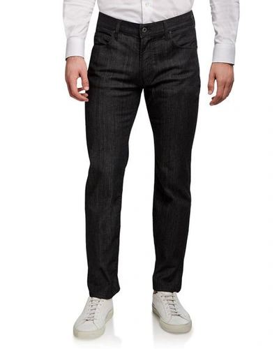 Armani Collezioni Emporio Armani Regular Fit Jeans In Denim Blue In Dark Blue