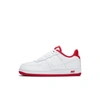 Nike Air Force 1 Big Kids' Shoe (white) - Clearance Sale In White/team Red