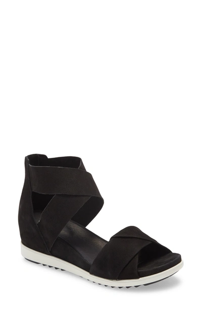 Eileen Fisher Women's Viv Wedge Sandals Women's Shoes In Black