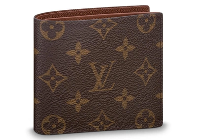 Pre-owned Louis Vuitton 2005 Marco Wallet In Brown