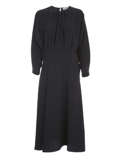 Victoria Beckham Dolman Sleeve Dress In Black