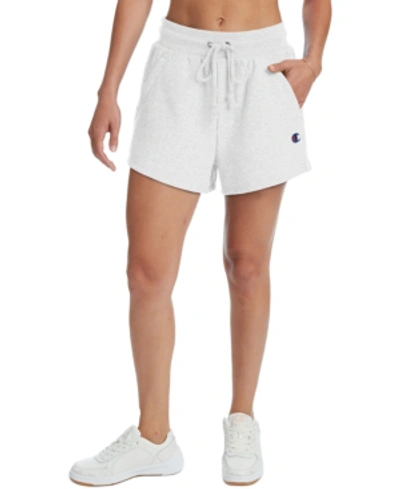 Champion Women's Reverse Weave High-waist Shorts In White