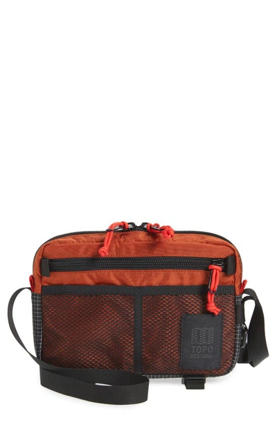 Topo Designs Block Satchel In Orange