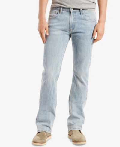 Levi's Flex Men's 527 Slim Bootcut Fit Jeans In Blue Stone - Waterless