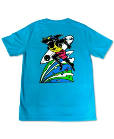 Maui And Sons Men's Running Sharkman Graphic T-shirt In Capri