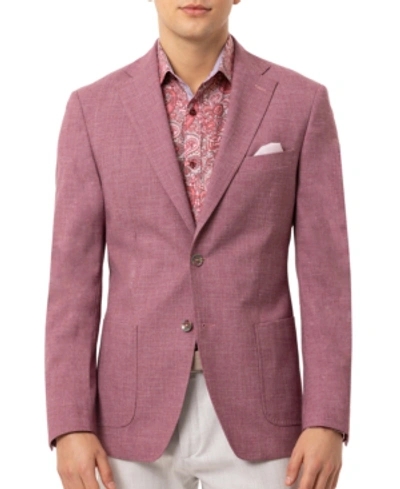 Tallia Orange Men's Slim-fit Mauve Sport Coat