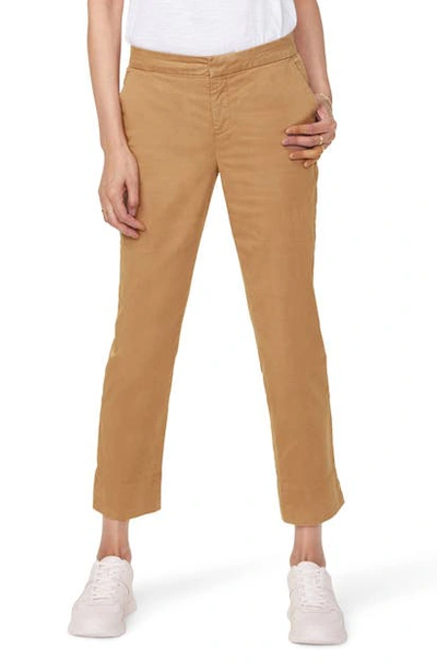 Nydj Relaxed Crop Stretch Twill Chino Pants In Portabella