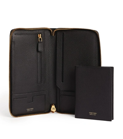 Tom Ford Grained Leather Travel Wallet