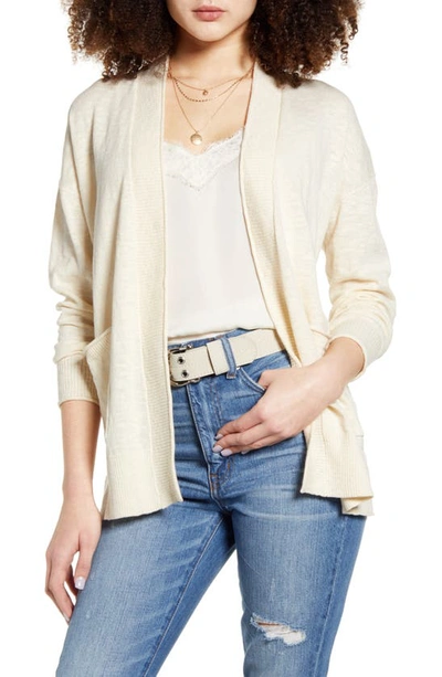 Madewell Bradley Cardigan Sweater In Antique Cream