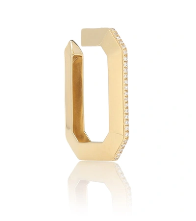 Eéra Sabrina 18kt Gold Single Ear Cuff With Diamonds