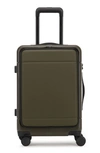 Calpak Hue 22-inch Front Pocket Carry-on Suitcase In Moss