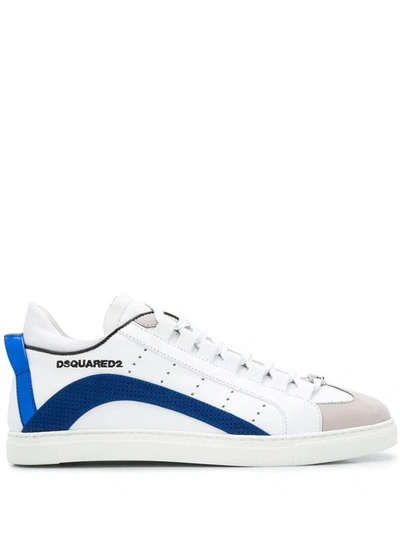 Dsquared2 Men's White Leather Sneakers