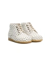 Pèpè Babies' Glitter Star Pattern Boots In White