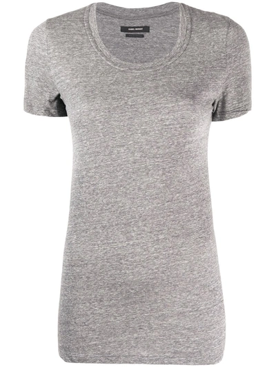 Isabel Marant Fitted T-shirt In Grey