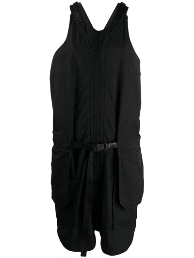 Aries Utility Pinafore In Black