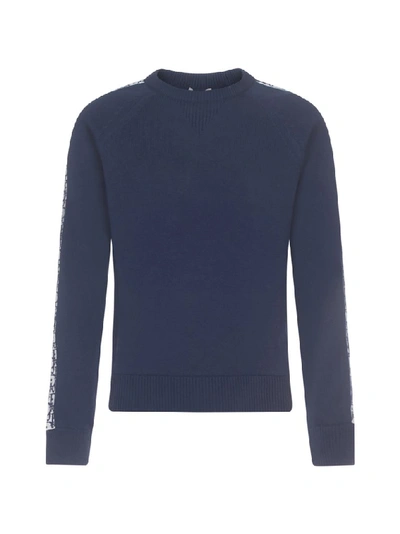 Dior Homme Crewneck Sweatshirt In Blue