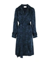 Peter Pilotto Overcoats In Dark Blue