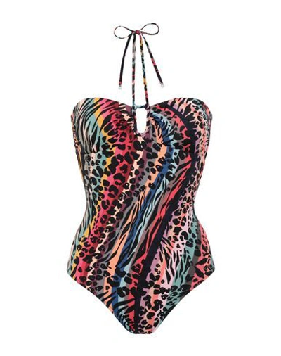 Paul Smith One-piece Swimsuits In Black