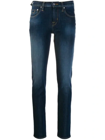 Jacob Cohen Kimberly Stretch Cotton Slim Jeans In Blue