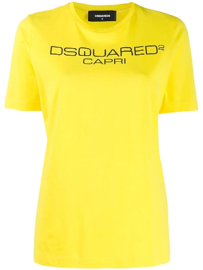 Dsquared2 Dsquared Capri T-shirt In Yellow
