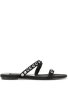 Pedro Garcia Stella Sandals In Black