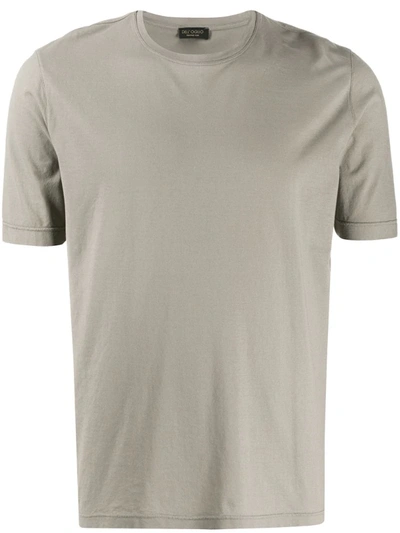 Dell'oglio Plain Crew Neck T-shirt In Neutrals