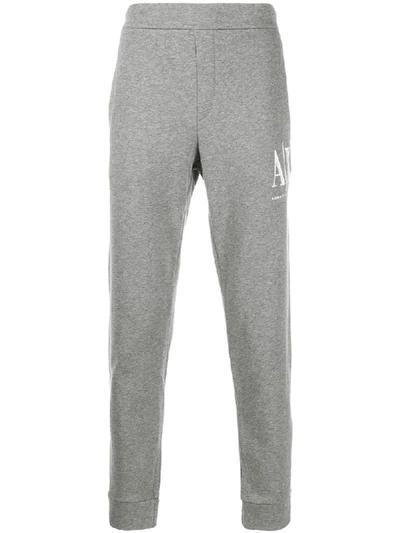 Armani Exchange Icon Ax Large Logo Sweat Sweatpants In Gray-grey