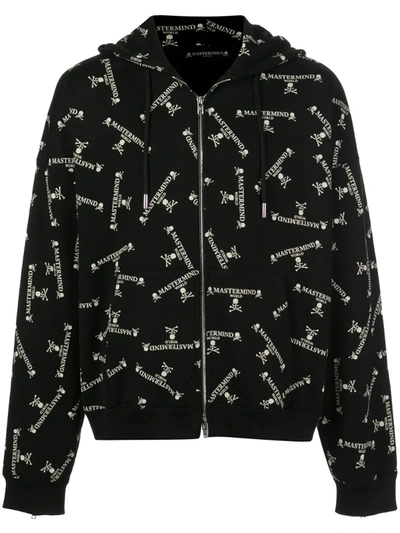 Mastermind Japan Kapuzenjacke Mit Print In Black